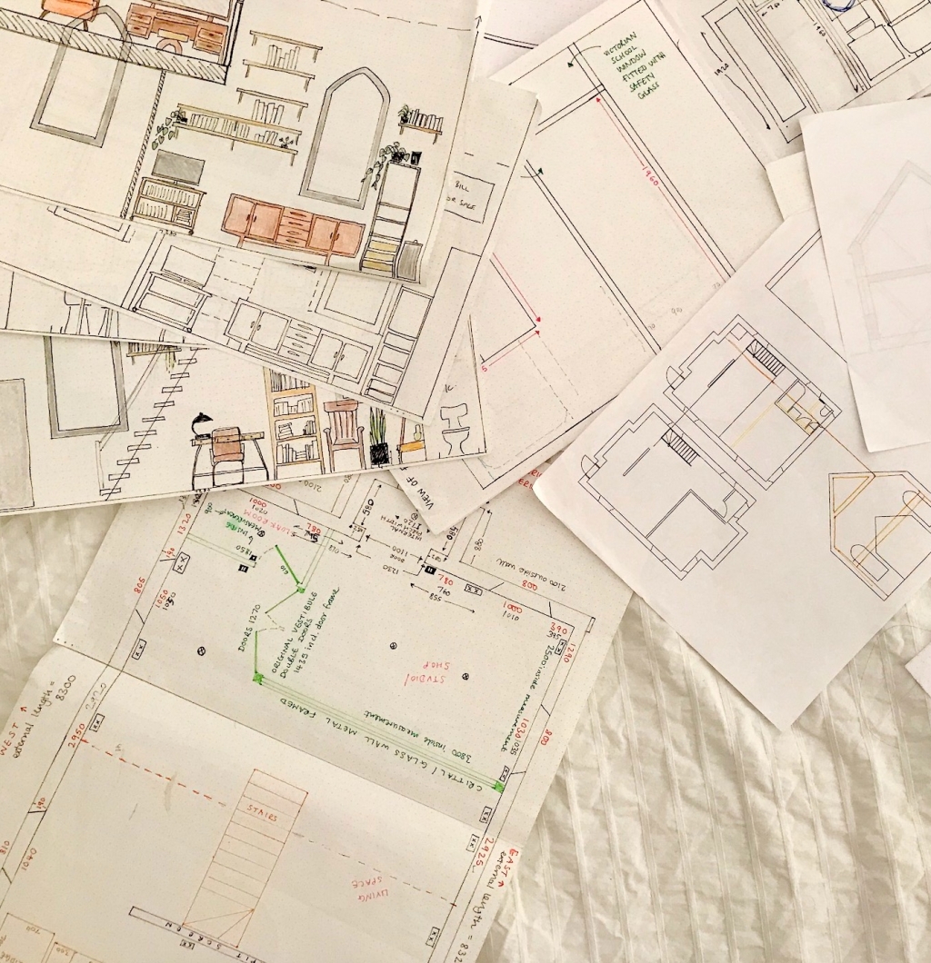 Renovation Diaries 02. Design process, Planning + Sourcing